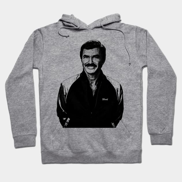 Burt Reynolds Retro Hoodie by tykler